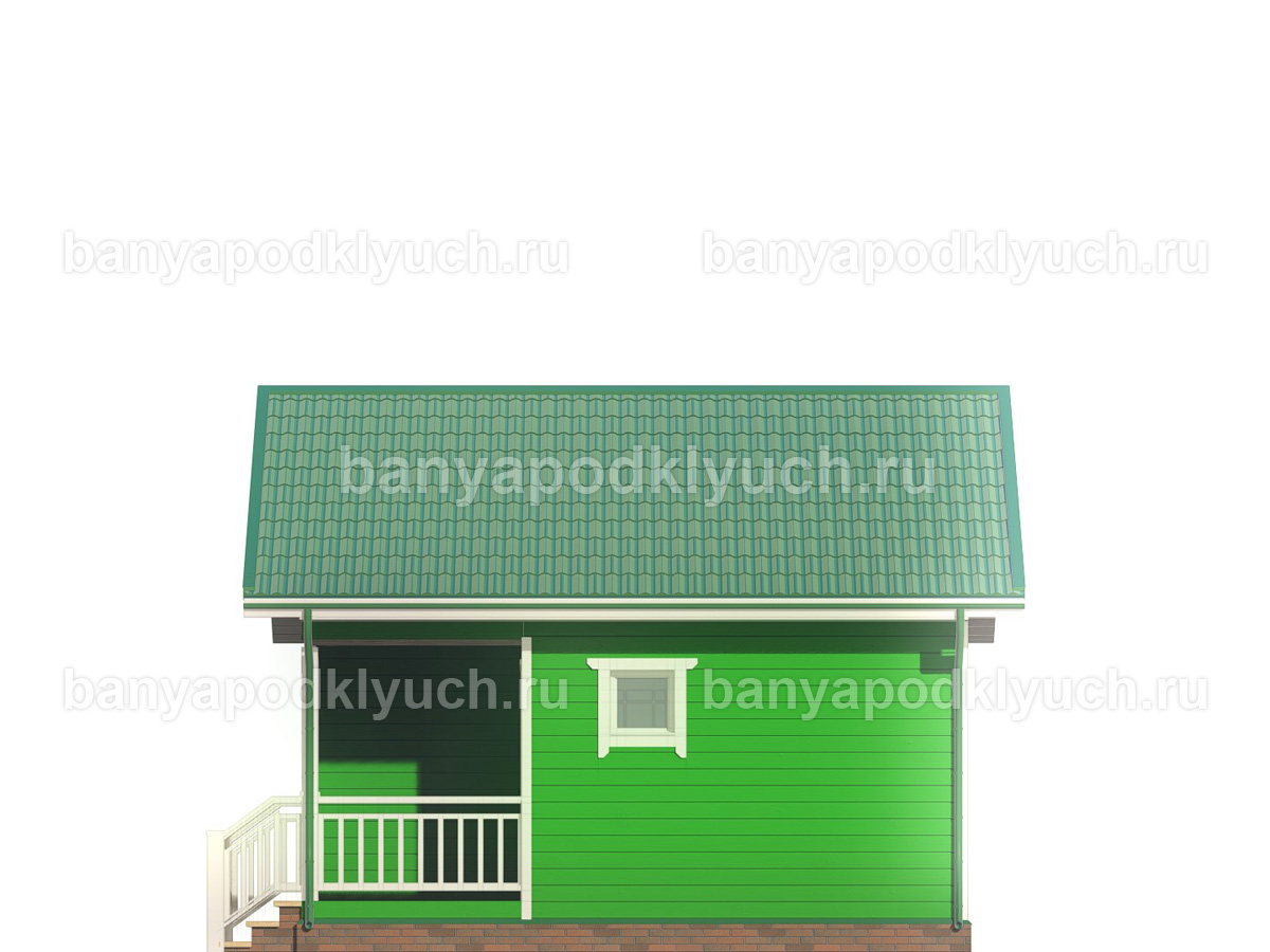Каркасная баня 6x6 м Каркасная баня 6x6 м