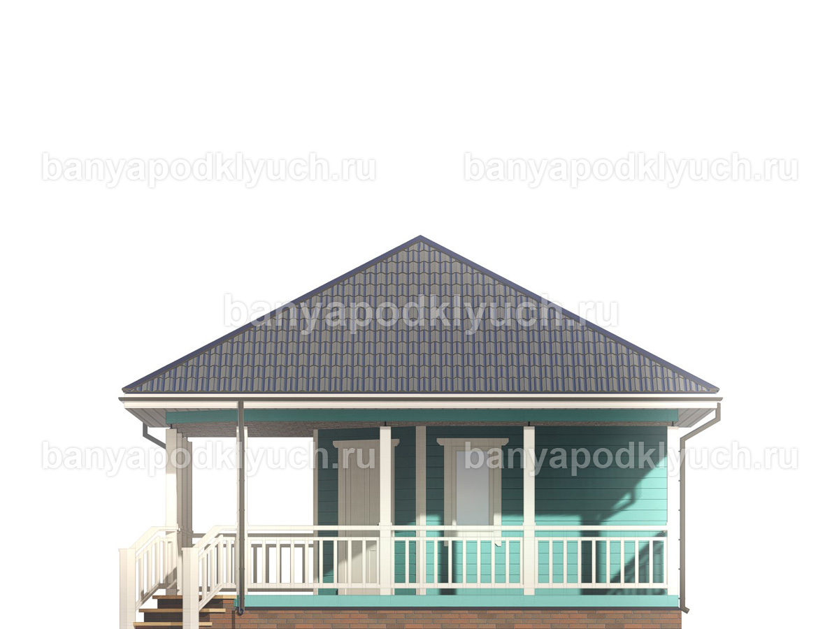 Каркасная баня 7x7 м Каркасная баня 7x7 м